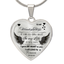 To My Wife Jewelry Gift – Romantic Necklace for Birthday, Anniversary, o... - $1,024.26 MXN+