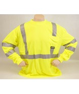 NEW Radians Radwear Type R Class 3 ST21 Long Sleeve Mesh T-Shirt Yellow ... - $17.72