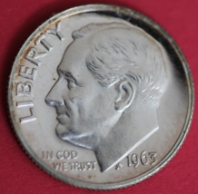 1963 Silver Proof Roosevelt Dime Exact Coin Shown Fast Shipping OCE 122 - $11.99