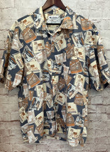 Vintage Columbia Hawaiian Shirt Mens Large Chest 50 Tiki Tropical - $28.80