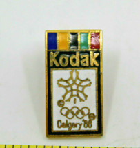 1988 Calgary Winter Olympics Kodak Sponsor Logo Collectible Pin Alberta Canada  - £8.70 GBP