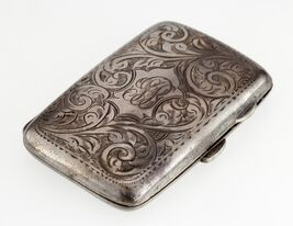 JG LTD Sterling Silver Cigarette Case - $999.97