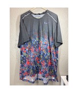 Nike Dri-FIT Running Rise 365 T-Shirt Floral Print Athletic Top Mens Siz... - $932.02 MXN