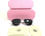 Swarovski Sunglasses SK7007 400487 Polished Silver Sparkly Crystals Blac... - $140.03