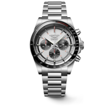 Longines Conquest Chronograph 42 MM Panda Dial Automatic Watch L38354726 - £2,578.17 GBP