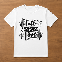 Fall In Love Womens Short Sleeve Shirts - $14.99
