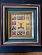 Icon Sur Porcelaine Saint Nicholas The Wonderworker Patron De Enfants &quot; - $124.99