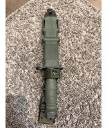 Ontario Knife Company M9 Bayonet Knife & Scabbard OD Green USGI Issued Military - $350.00