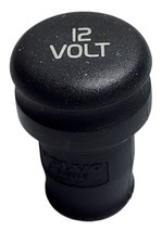 Genuine Volvo OEM 12V 12 Volt Cigarette Lighter Plug Cover Insert Black ... - $10.99