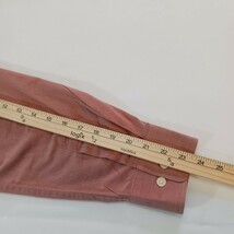 Perry Ellis America Men's Burnt Red Cotton Blend Button Up Shirt Long Sleeve XL image 15
