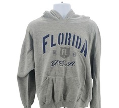 Mens Florida Hoodie Sweatshirt Point Sportswear Gray Size XL - £28.32 GBP
