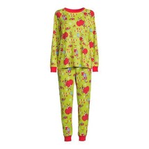 Dr. Seuss Grinch M Family Sleepwear Women&#39;s Long Sleeve Top and Pants, Size 3X - £30.95 GBP