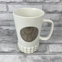 Starbucks Coffee 2014 Mug White Studded Silver Marbled Mirror Collection... - $17.20