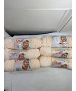 Lion Brand yarn x6 Jamie Baby Parfait Print #288 orange white ombre vari... - $1,430.11 MXN