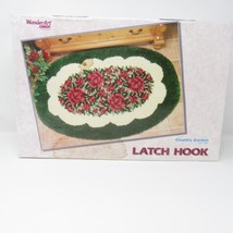 Caron WonderArt Latch Hook Rug Kit Country Garden Roses 34 x 50 New 4495 - £31.21 GBP