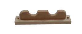 Pine Wooden Gun Rack 2 Barrel Rests Rifle Shotgun Closet Wall Mount - $9.99