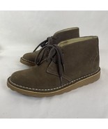 LL Bean Boots Women&#39;s 8 M Brown Leather Lace Up Ankle Casual 507145 - $532.72 MXN