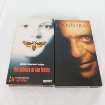 Lot of 2 Silence of Lambs Hannibal VHS Jodie Foster Anthony Hopkins Scott Glenn - £6.13 GBP