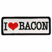 Hot Leathers I Love Bacon Patch (Multicolor, 4&quot; Width x 2&quot; Height) - £4.70 GBP
