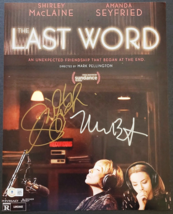 SHIRLEY MACLAINE &amp; DIRECTOR MARK PELLINGTON SIGNED 11X14 PHOTO THE LAST ... - £69.19 GBP