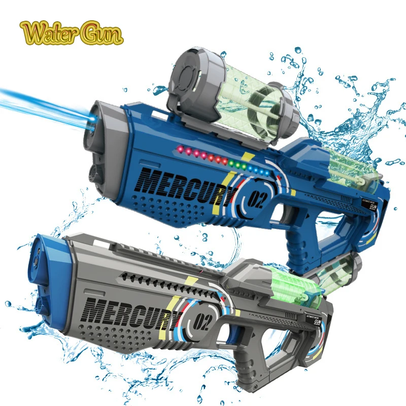 Luminous Electric Water Gun Fully Automatic Continuous Firing Water Gun - £38.27 GBP