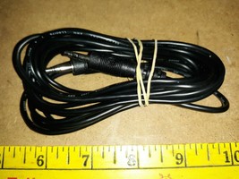 20DD72 PATCH CORD, 10&#39; LONG, 3.5MM PIN MALE--&gt; MALE, STEREO, VERY GOOD C... - $4.90