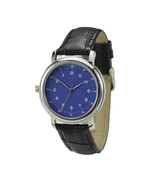 Backwards Watch Numbers Elegant Blue Anticlockwise Watch Free shipping worldwide - £33.77 GBP