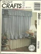 McCall&#39;s Sewing Pattern 2861 Window Dressing Curtains Drapes Valance Shade New - £3.94 GBP