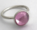 Authentic PANDORA Poetic Droplet Pink CZ Ring 190982PCZ-50 Sz 5 New - $37.99