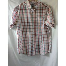 Windham Pointe Men&#39;s Plaid Short Sleeve Button Casual Shirt Multicolor S... - $21.73