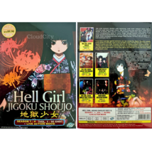 Hell Girl Jigoku Shoujo Season 1-4 Vol.1-90 End + Live Action Movie Anime DVD - £33.97 GBP