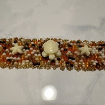Woven Seed Bead Bracelet With Title And Starfish - £6.08 GBP