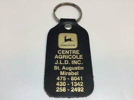 Vintage Promo Keyring Jonh Deere Keychain Centre Agricole Jld Ancien Porte-Clés - £9.35 GBP