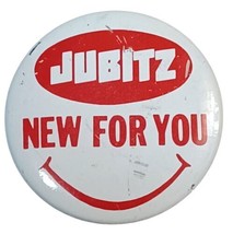 Vtg Jubitz Truck Stop Portland Oregon OR New For You Advertising Pinback Button - £4.90 GBP
