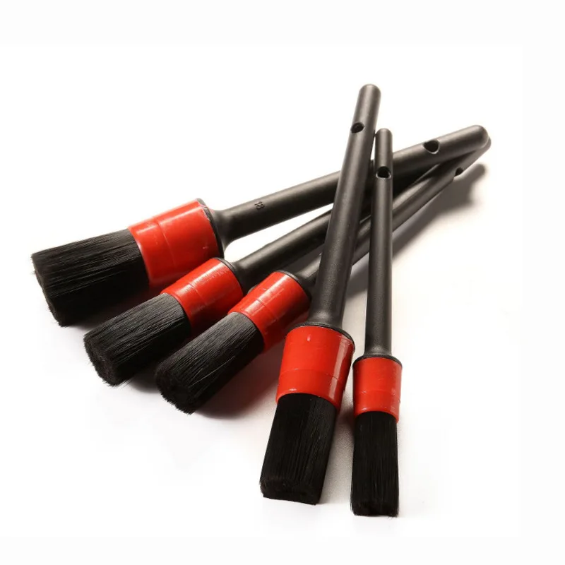 Car Cleaning Brush Set - 5pcs Auto Detailing Tools for Dashboard, Air Outlet, - £12.80 GBP