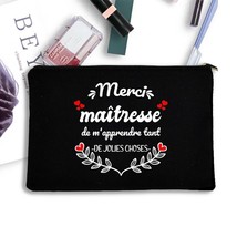 Thank You Mistress Makeup Bag All-match Travel Outdoor Women Cosmetic Bag Portab - £24.29 GBP