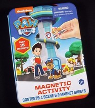 Paw Patrol Magnetic Activity Tin New Sealed - $5.00