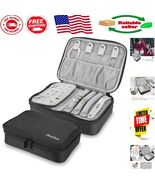 Portable Jewelry Carrying Pouch with Zippered Pockets - Perfect for Travel - $921.56 MXN