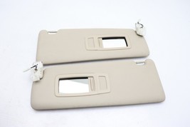 12-18 BMW F30 320I 328I SUN VISORS LEFT DRIVER RIGHT PASSENGER BEIGE PAIR E3226 image 5
