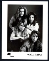 8 x 10 press photo Charisma Records WORLD on EDGE * - $13.81