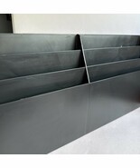 Vintage wall mount File Wall Organizer 6 Slot SBS Super Rack SR6060 Papers - $32.46 CAD