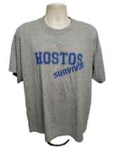 Hostos Community College Survivor Adult Gray XL TShirt - £14.09 GBP