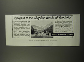 1957 Great Northern Railway Ad - Invitation to the happiest weeks of your life! - £14.74 GBP