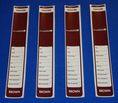 Norwegian cruise line luggage tags brown 1 thumb200