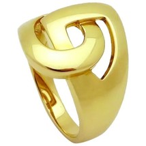 Estate 14K Yellow Gold over Sterling Silver Infinity Love Knot Ring Size 9 - £28.14 GBP