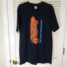 Vintage Arizona Cactus Desert T Shirt Large Single Stitch USA Fruit of the Loom - £15.94 GBP