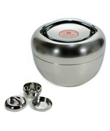 STAINLESS STEEL INSULATED LUNCH BOX 1 liter 30 oz Bento Tiffin Stacking ... - $4.95