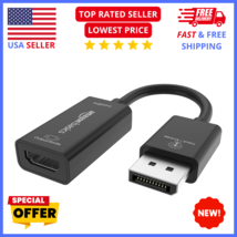Amazon Basics DP to HDMI Female Adapter (4K 60Hz): Compact Converter - 9... - £12.02 GBP