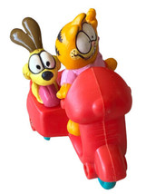 Vintage 1988 Garfield &amp; Odie on Motorcycle McDonald&#39;s Happy Meal Toy - $7.91