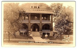 RPPC Army Coast Artillery Headquarters Building Fort Totten NY New York ca 1910 - £21.64 GBP